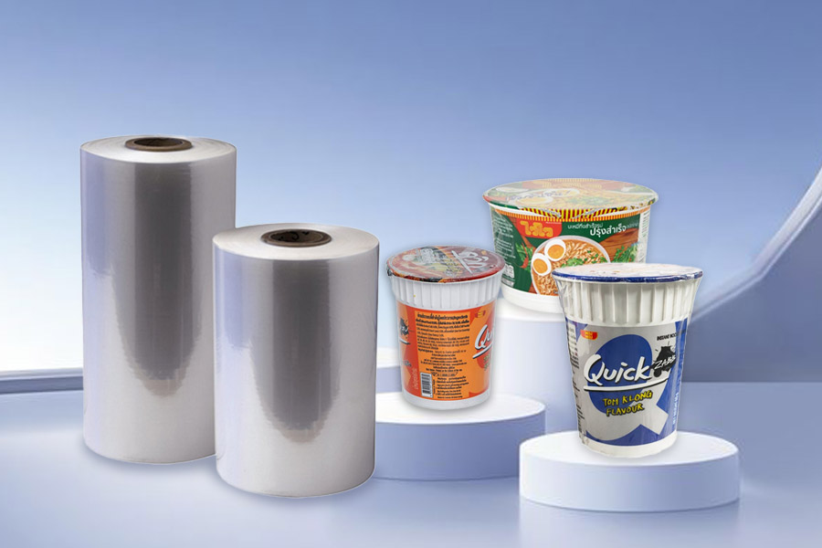 งาน POF Shrink film แบบใส