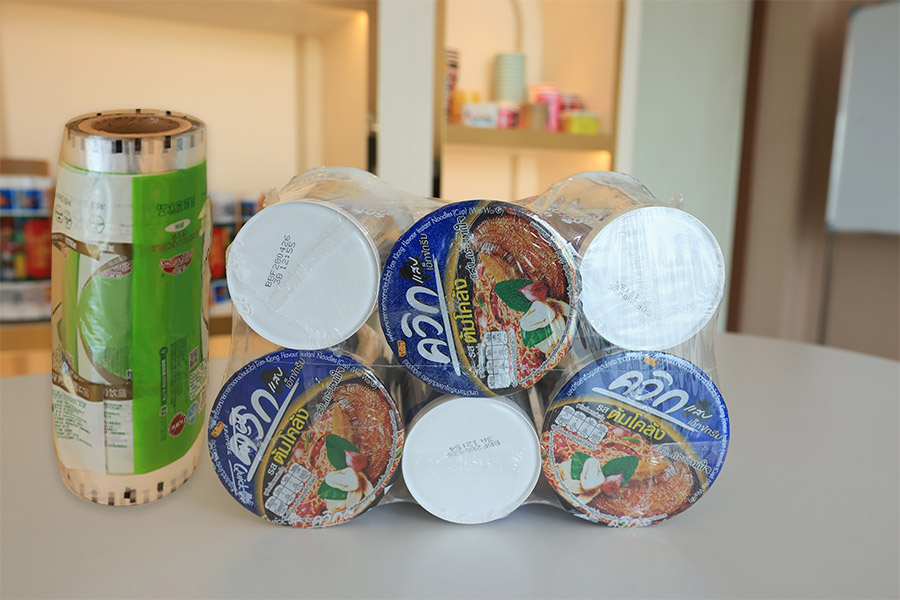 งาน POF Shrink Film Printed แบบพิมพ์